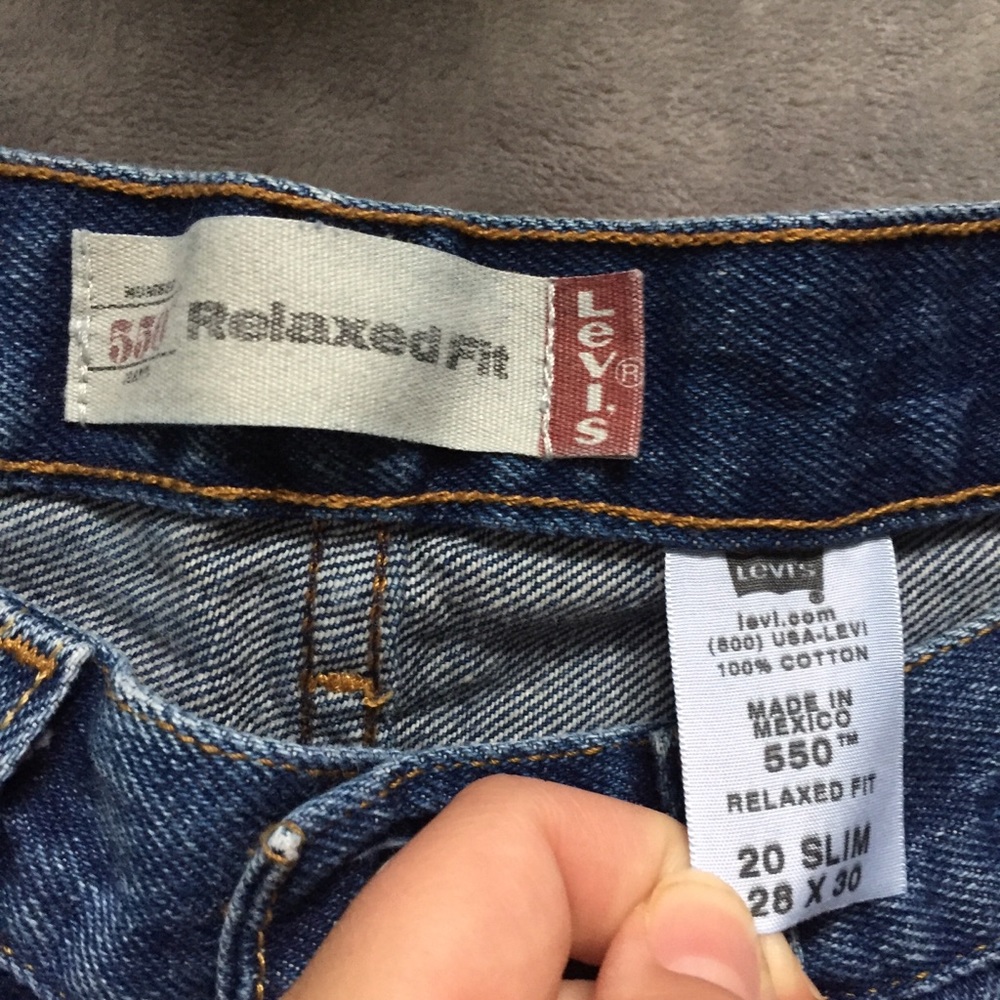 VTG Levi’s 550 High Waisted Mom Jeans 28x30 - Picture 5 of 5